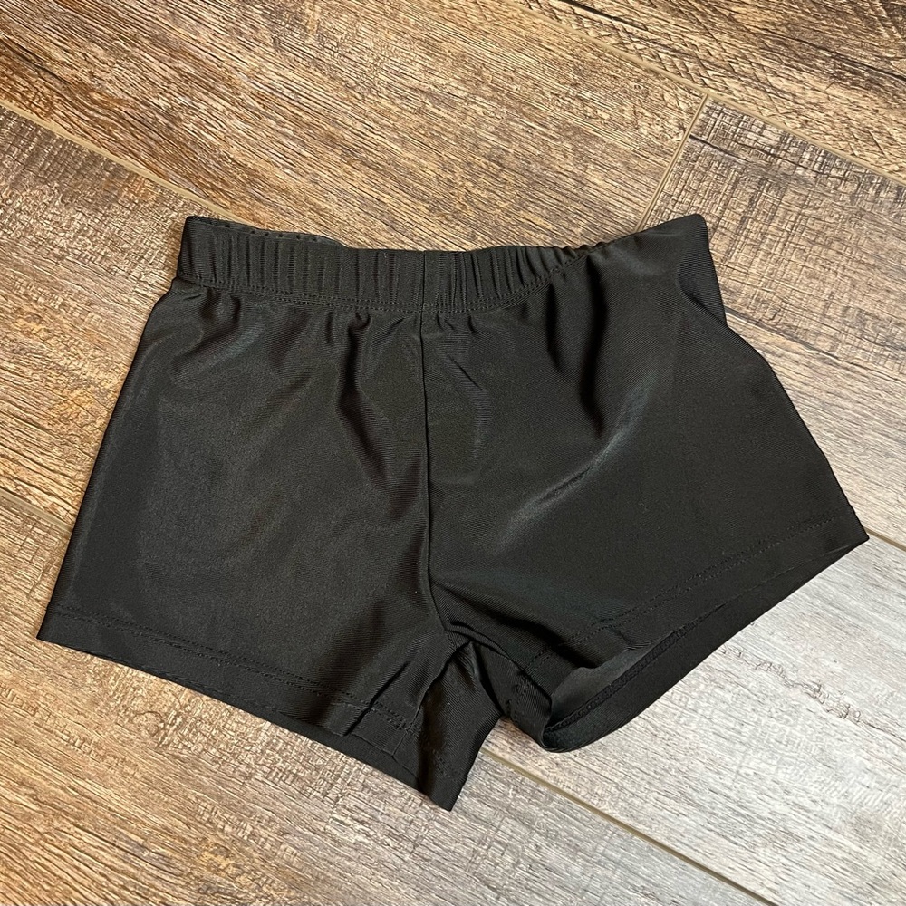Girls Black Active/Dance Shorts – Size 120 (Approx. 6-7Y)